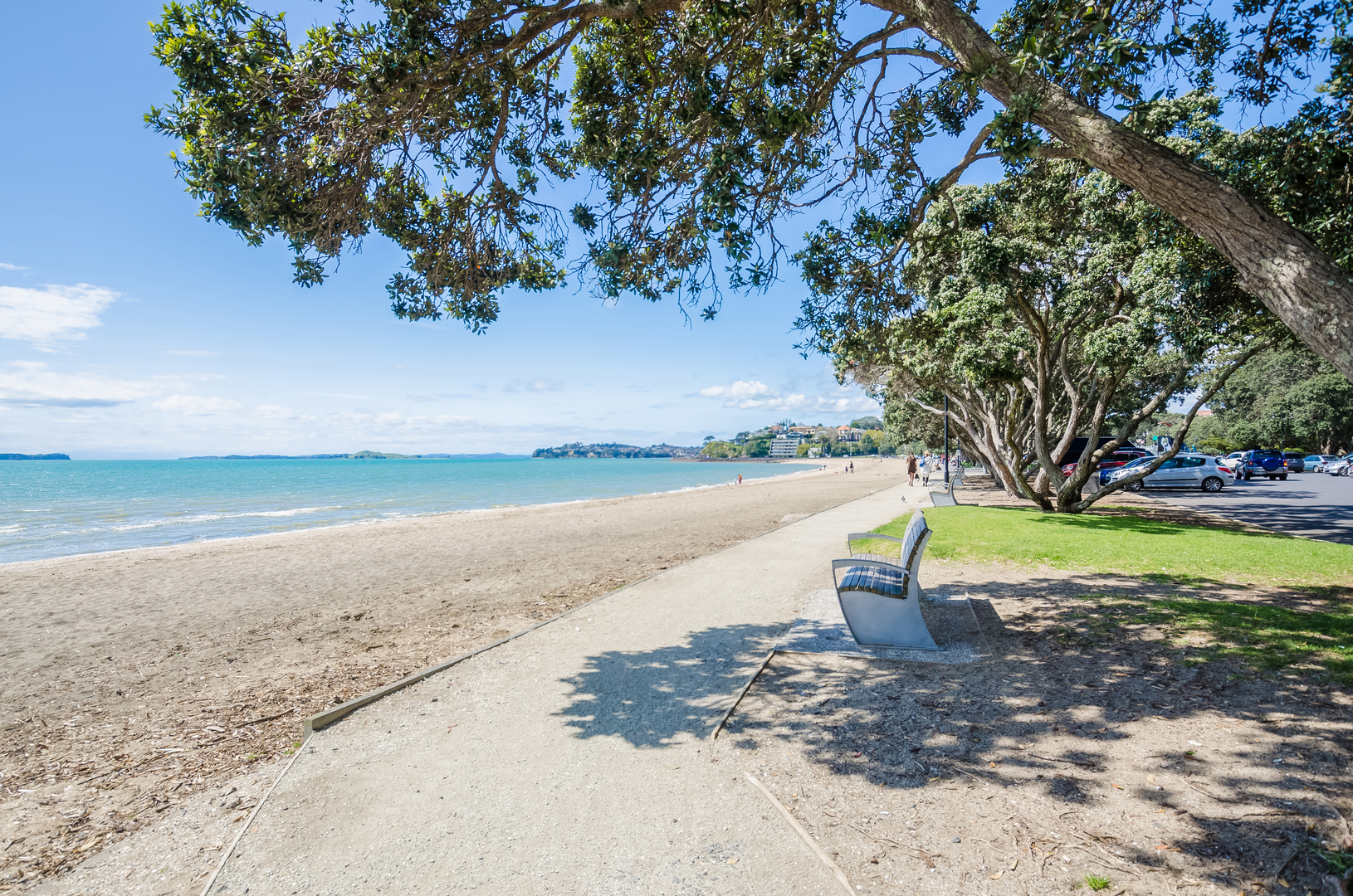 An image depicting the trail Orakei Waterfront and its surrounding area.
