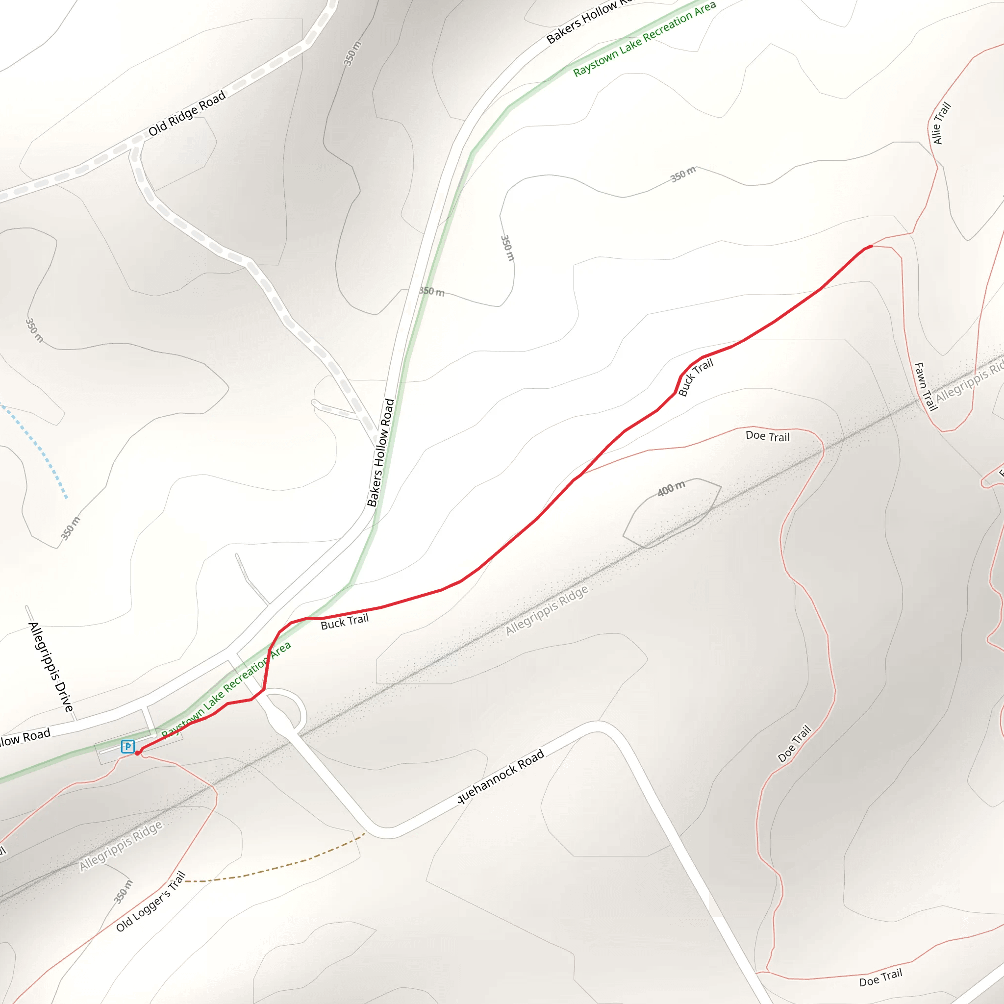 Buck Trail mobile static map