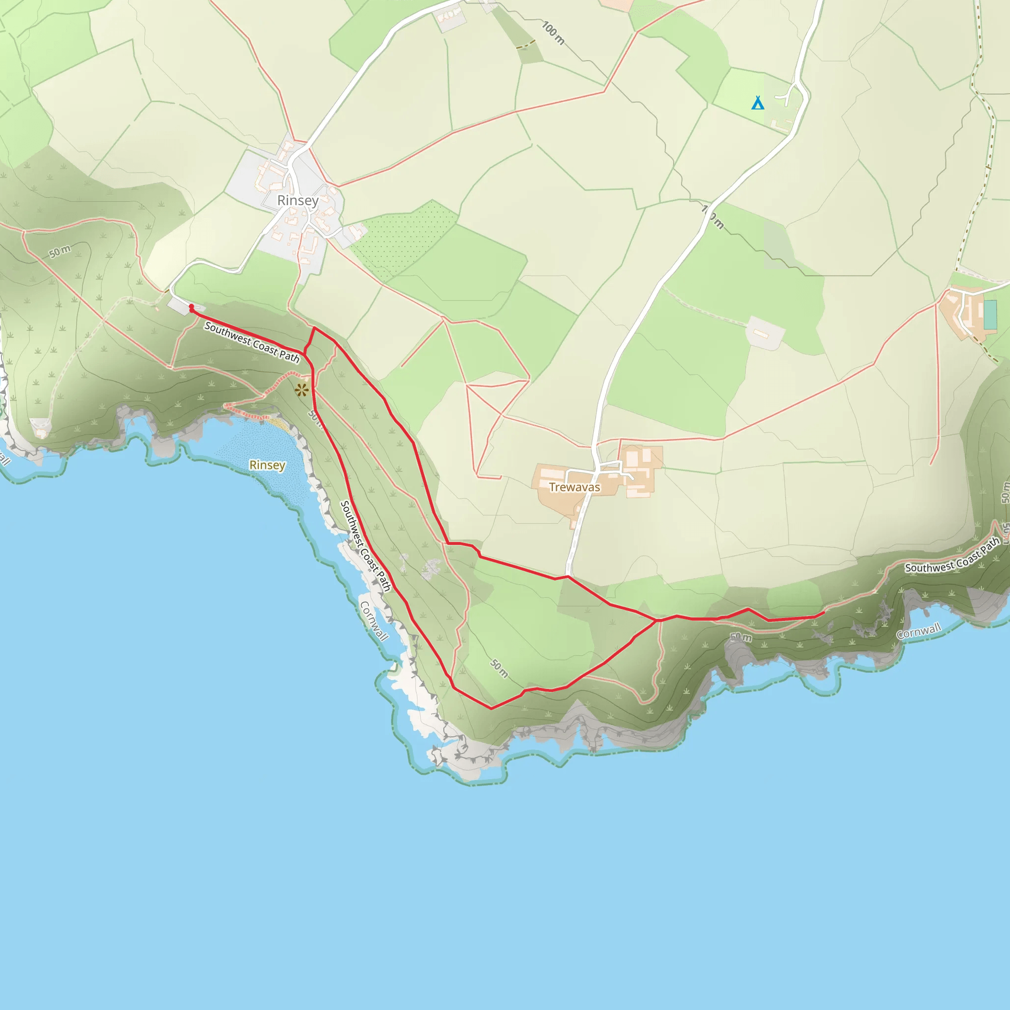 Rinsey Walk - Underground - Overground - Air and Sea mobile static map