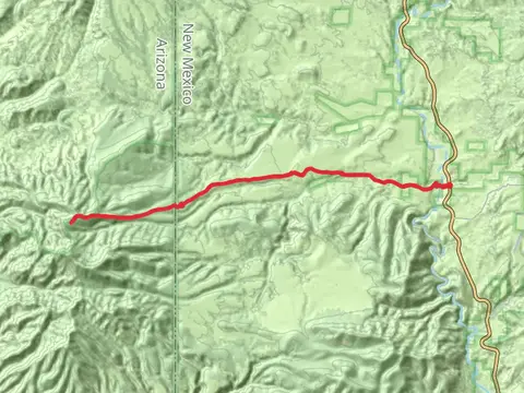 Charlie Moore Mountain and Charlie Moore Trail via Grand Enchantment Trail