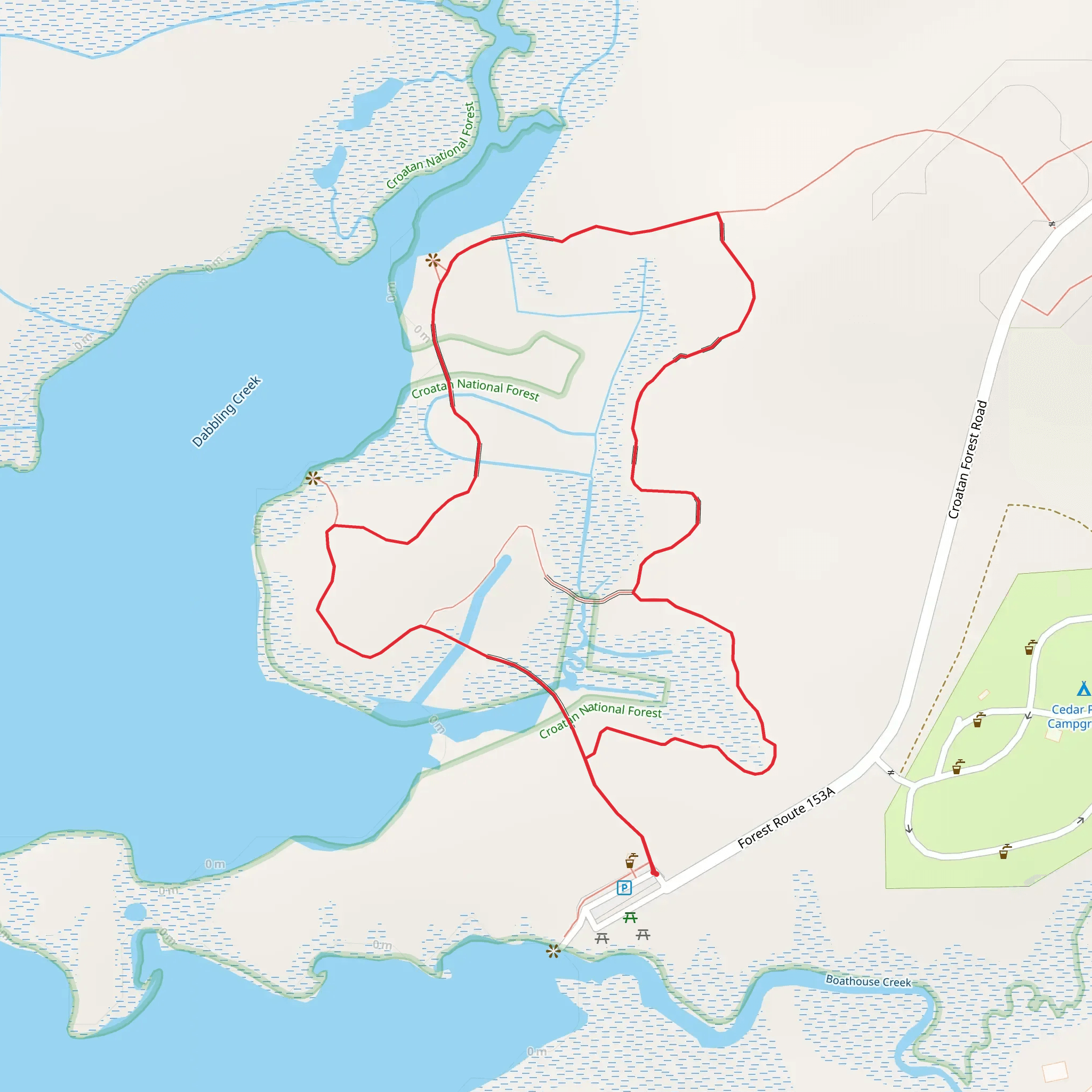 Tidelands Trail mobile static map