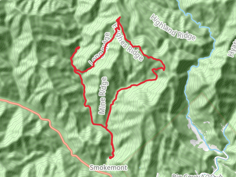 Bradley Fork Trail and Chasteen Creek Trail Loop