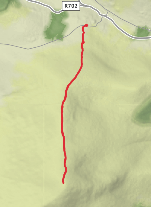 Hike from Coonogue mobile static map