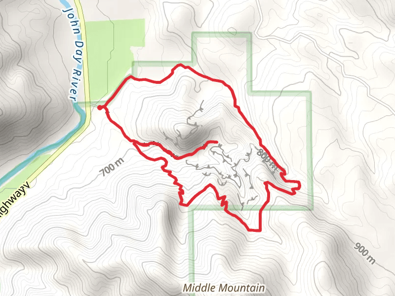 Blue Basin Loop Overlook Trail