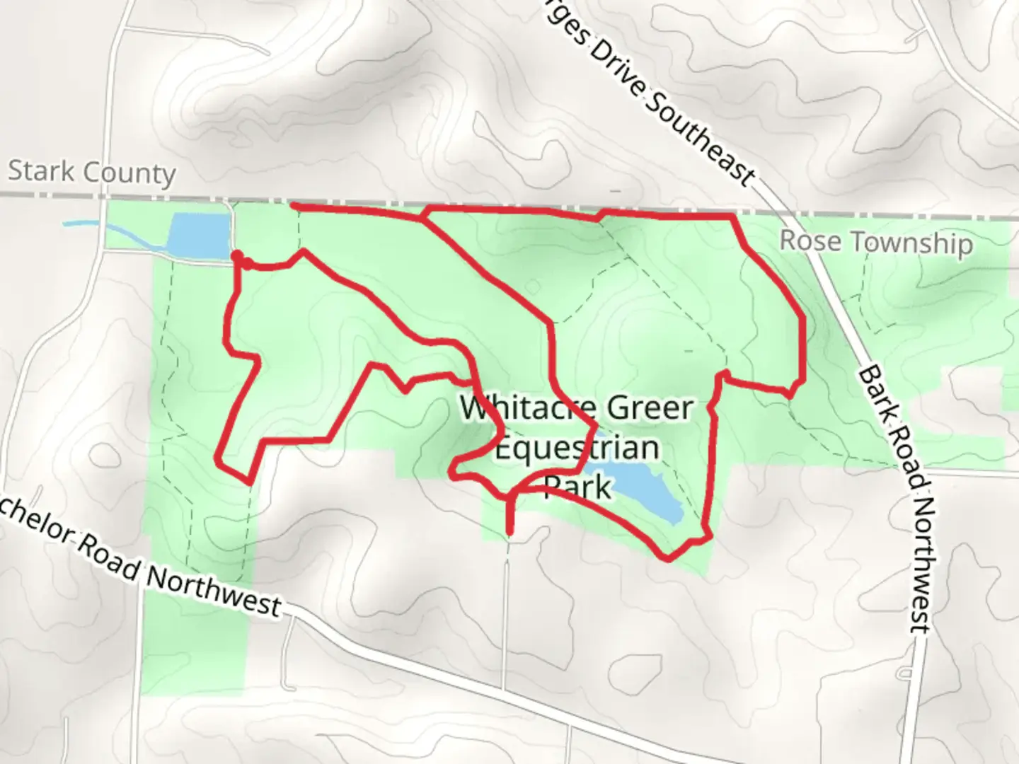 An image depicting the trail Colby Loop and East Pine Valley Trail and its surrounding area.