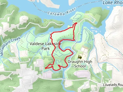 Valdese Greenway, Tributary and Hoyle Creek Loop Trail