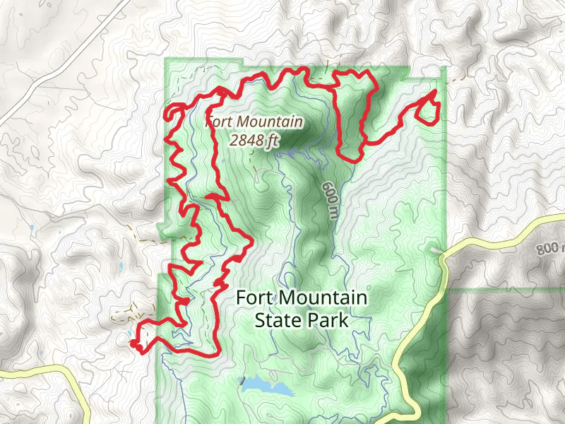 Rock Creek, Mill Creek and Goldmine Branch Loop