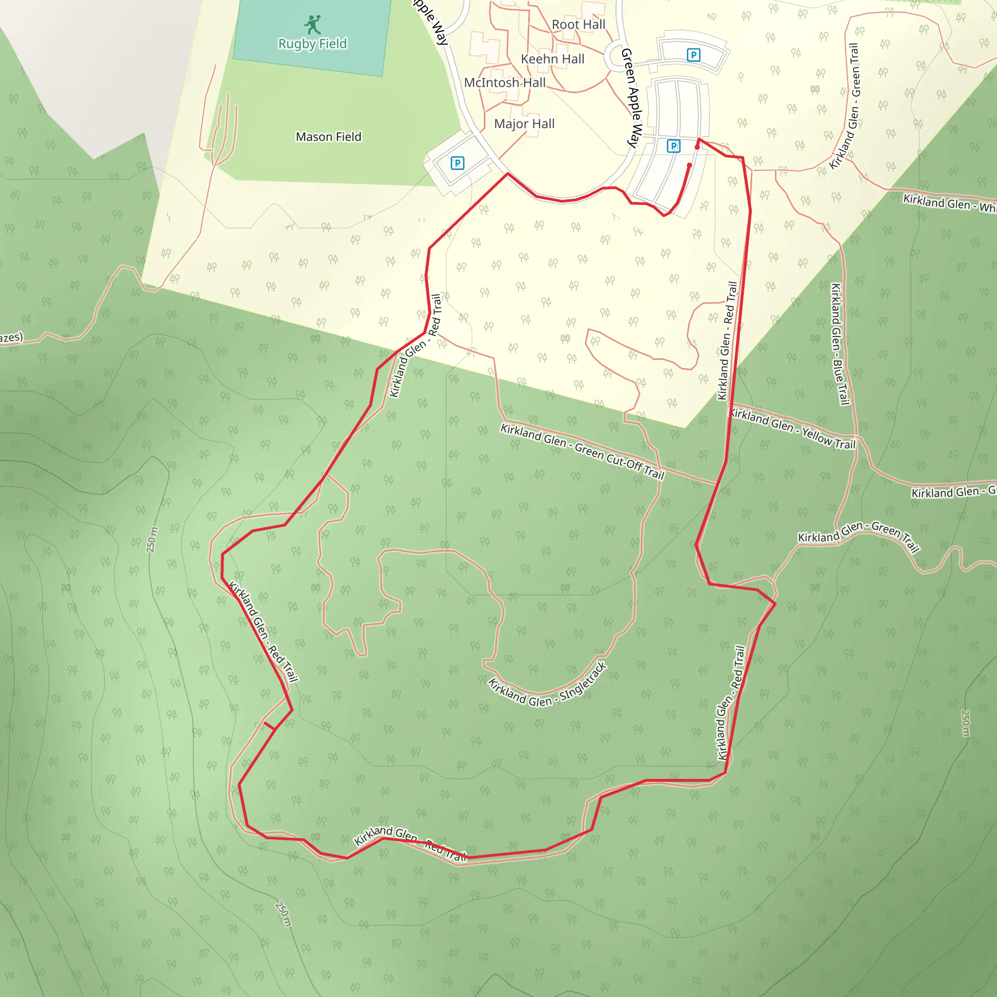 Glen Loop mobile static map