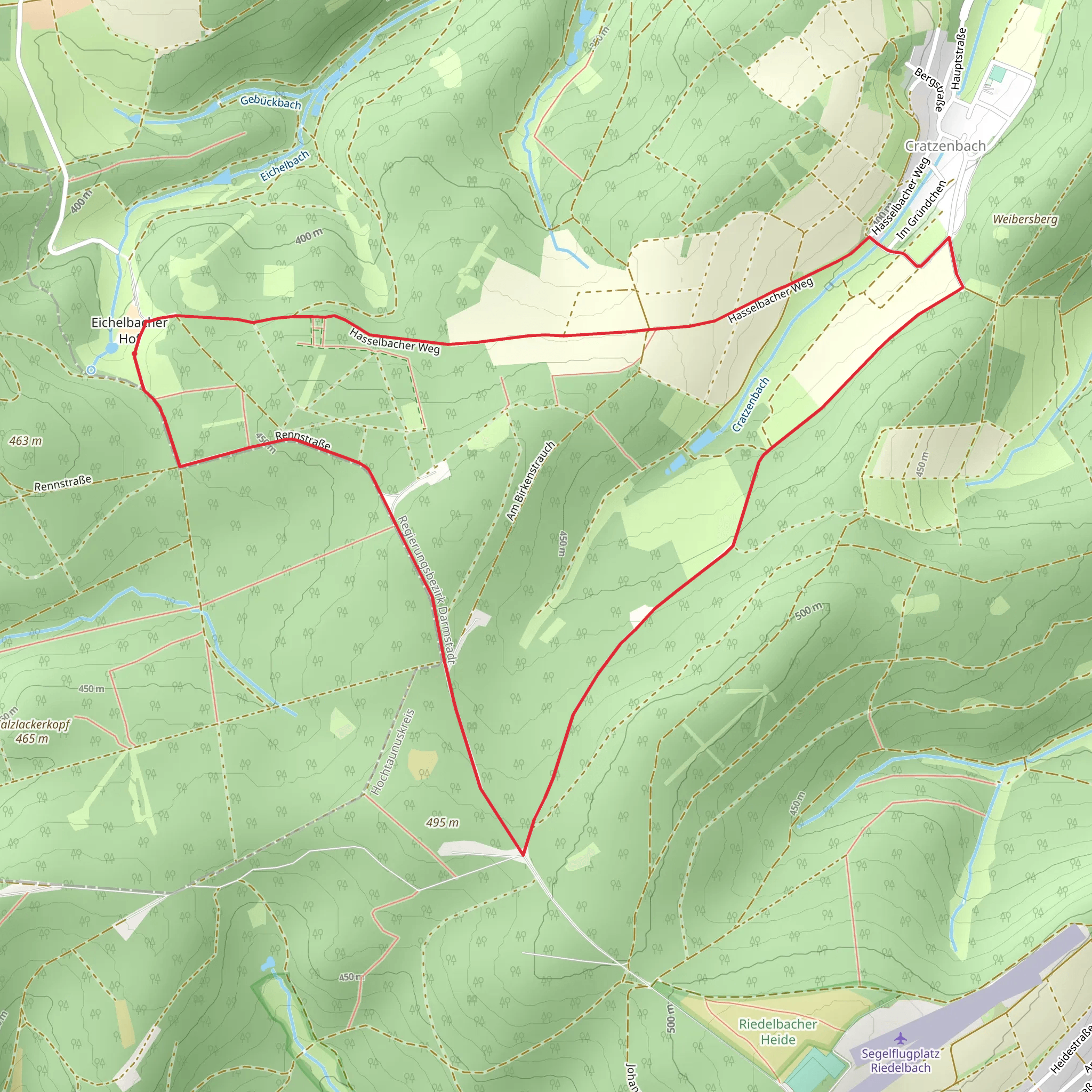 Eichenblatt Loop mobile static map