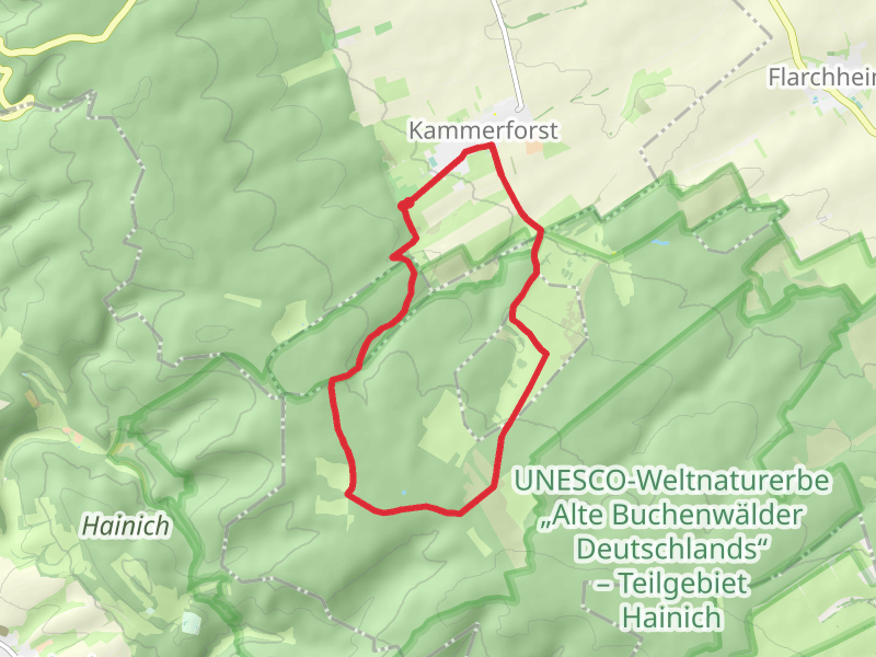 Betteleichenweg and Saugraben Weg
