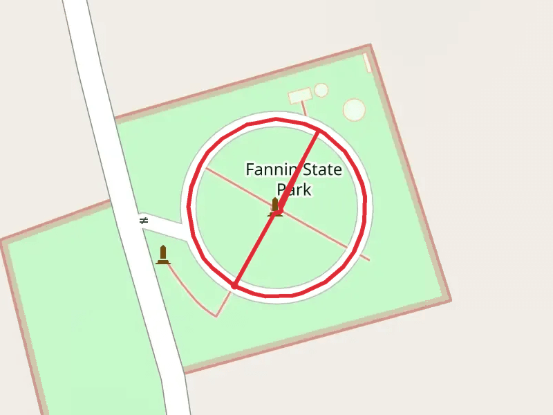 Fannin Battleground State Historic Site Loop