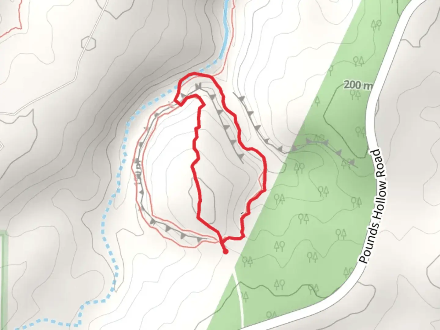 An image depicting the trail Rim Rock and Beaver Loop Trail and its surrounding area.