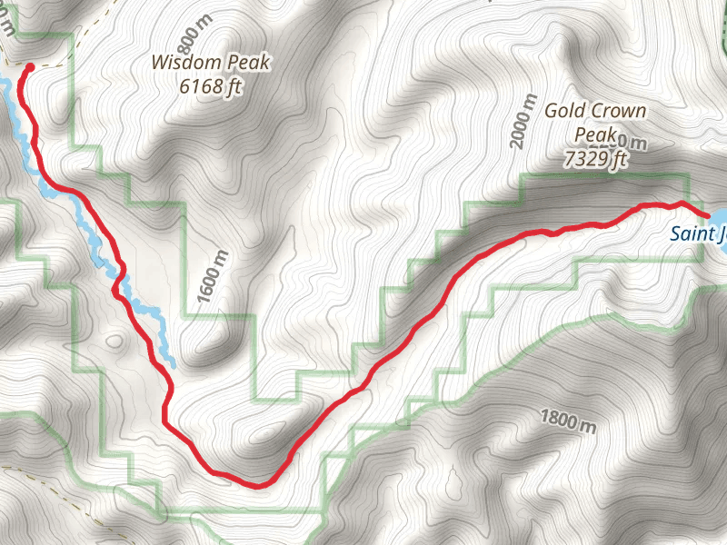 Saint Joe Lake Trail
