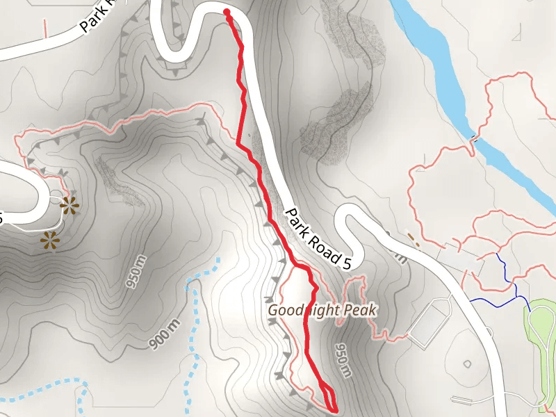 Goodnight Peak via Triassic Trail and CCC Trail