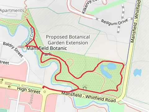 Mansfield Botanic Park Walk