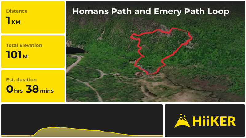 Homans Path and Emery Path Loop | Hancock County | Maine