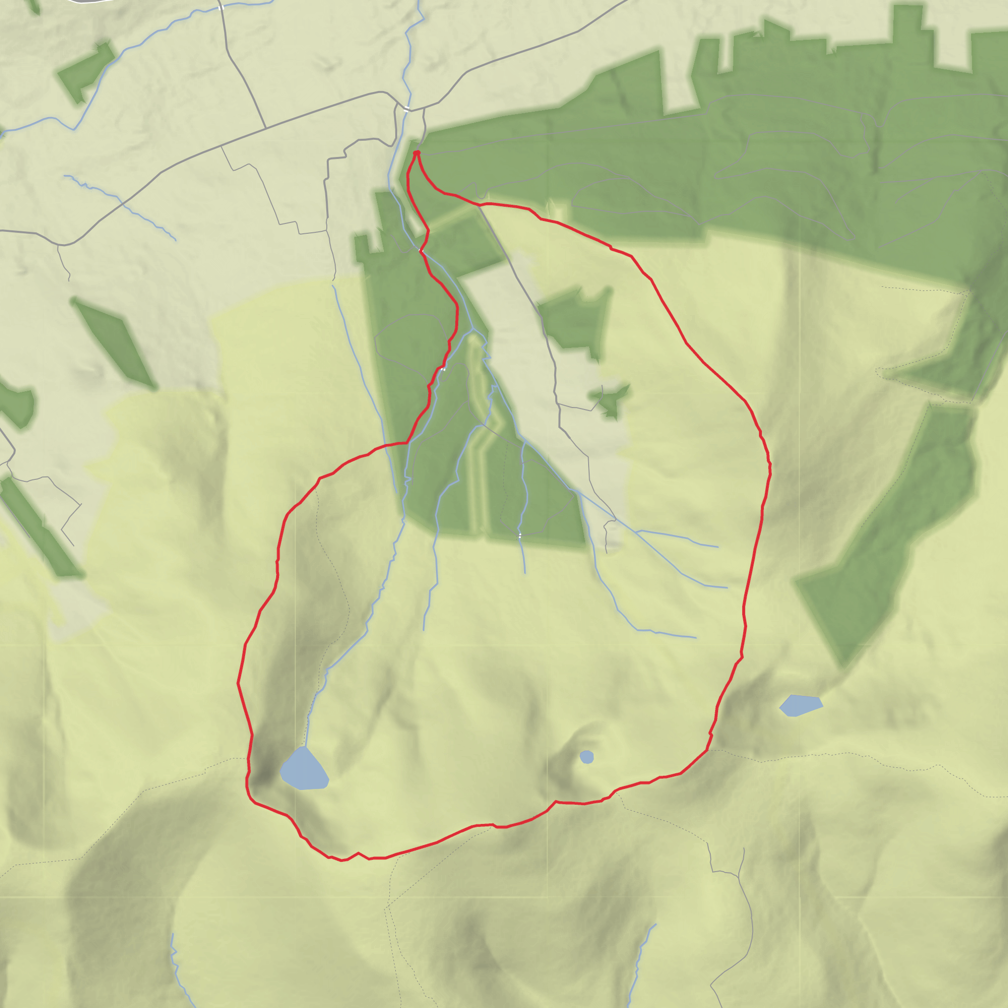 Hike from County Tipperary mobile static map