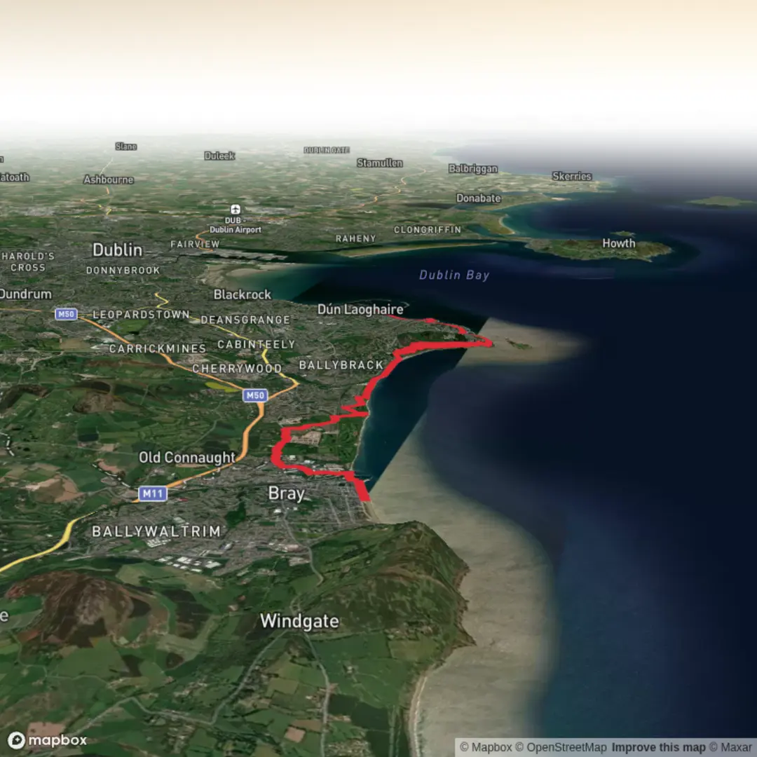 An image depicting the trail Bray - DL Celtic Camino and its surrounding area.