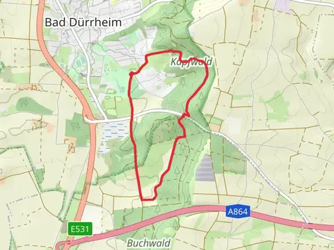 Försterweg Kapfwaldweg and Aesener Hoell Buchwald Loop