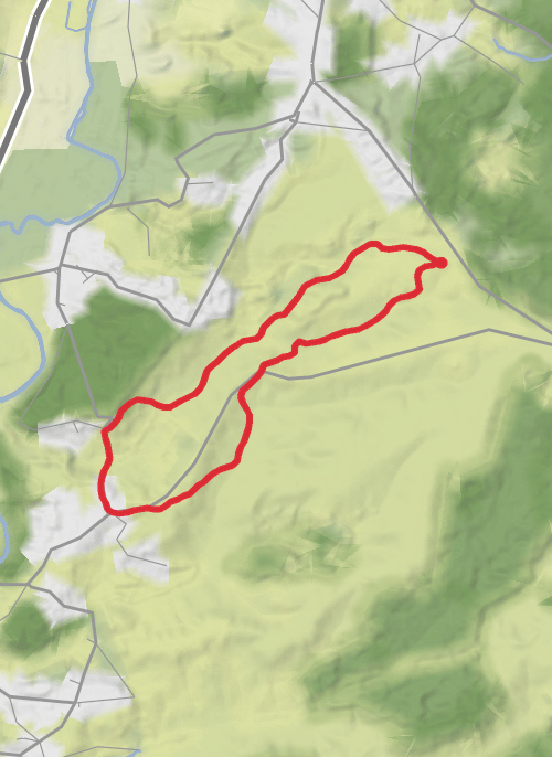 Turf Hill, Godshill, Deadmans Hill Turf Hill curcular mobile static map