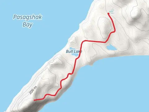 Walk along Bull Lake - Pasagshak Road