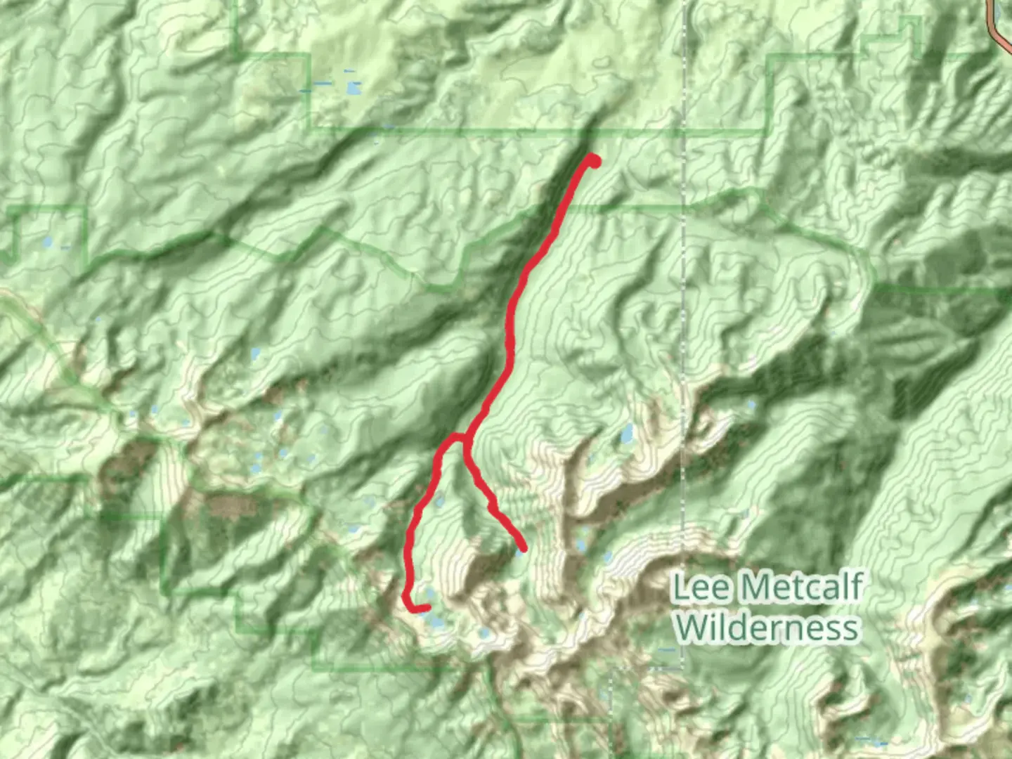 An image depicting the trail Spanish Lakes and Mirror Lake via South Fork Spanish Creek Trail and its surrounding area.
