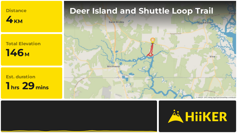 Deer Island and Shuttle Loop Trail | Chesapeake | Virginia