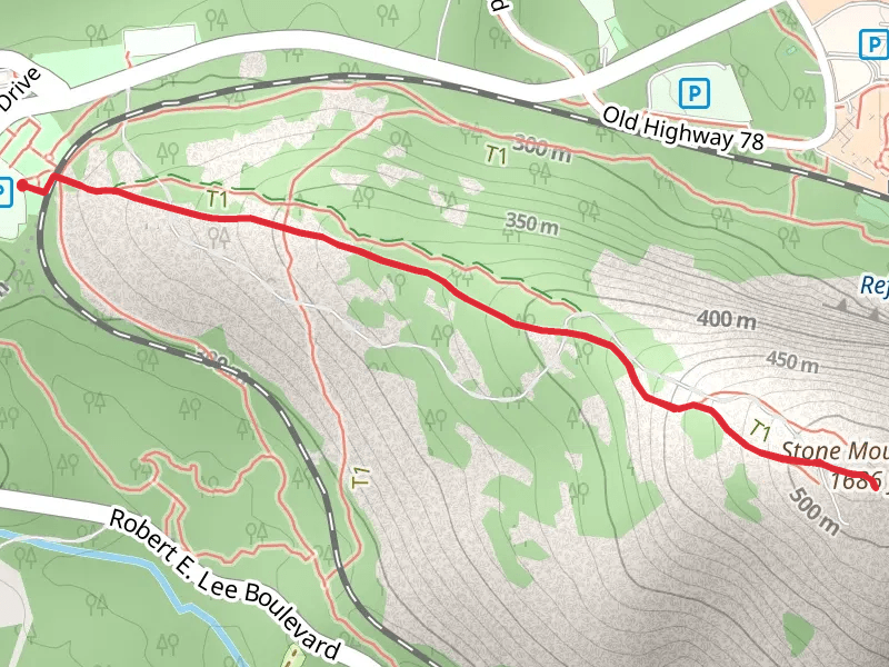 Stone Mountain via Walk-Up Trail