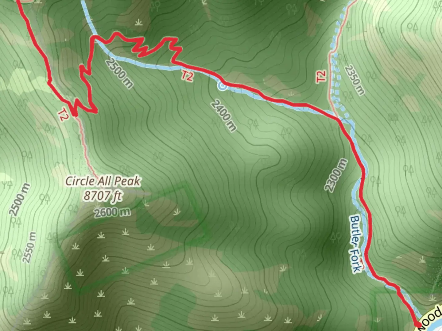 An image depicting the trail Mill Basin Trail and its surrounding area.