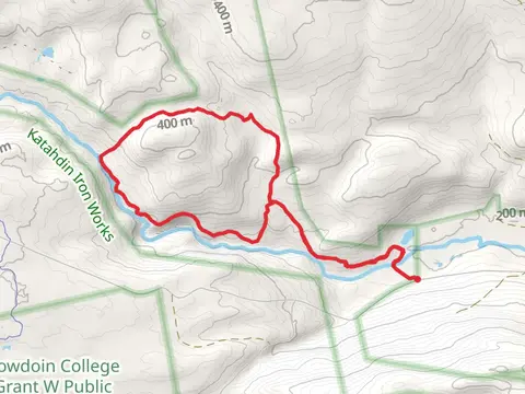 Rim Trail Loop from Katahdin Iron Works Road