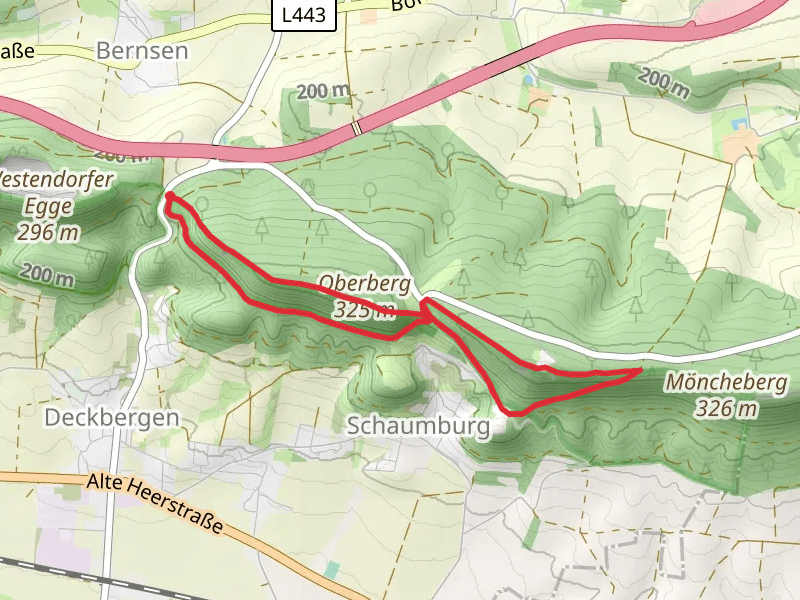 Wesergebirgsweg and Springstein Route