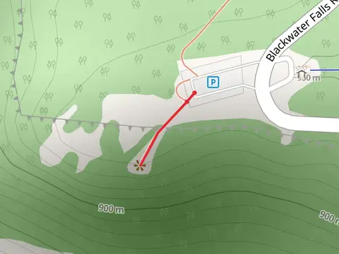 Blackwater Falls Road Out and Back