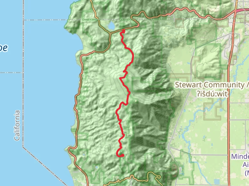 Tahoe Rim Trail - Spooner Summit