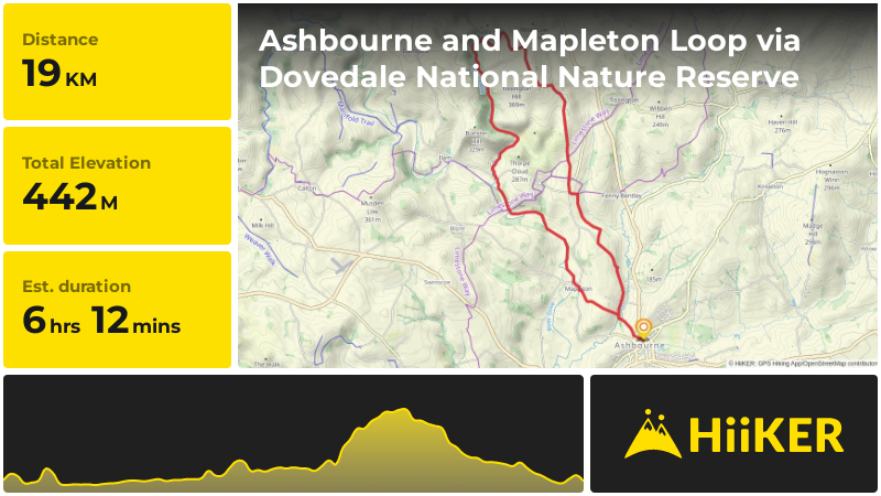 Ashbourne and Mapleton Loop via Dovedale National Nature Reserve | Der