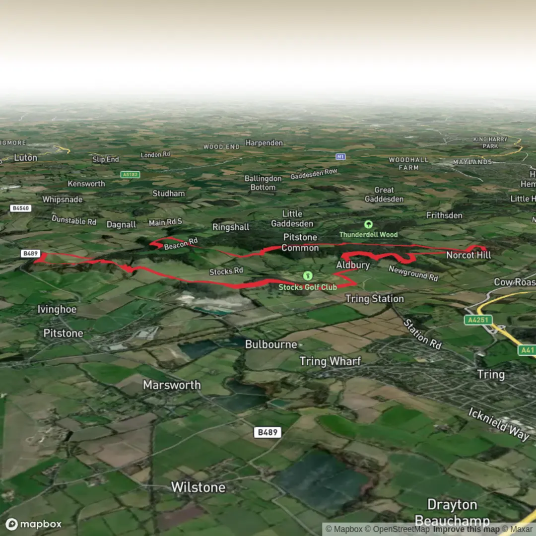 An image depicting the trail Hike around Ashridge and its surrounding area.