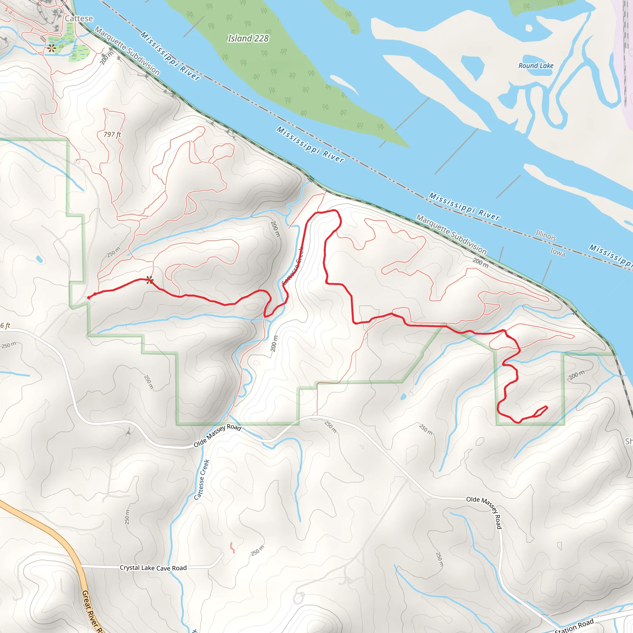 Prairie Outlook Walk mobile static map