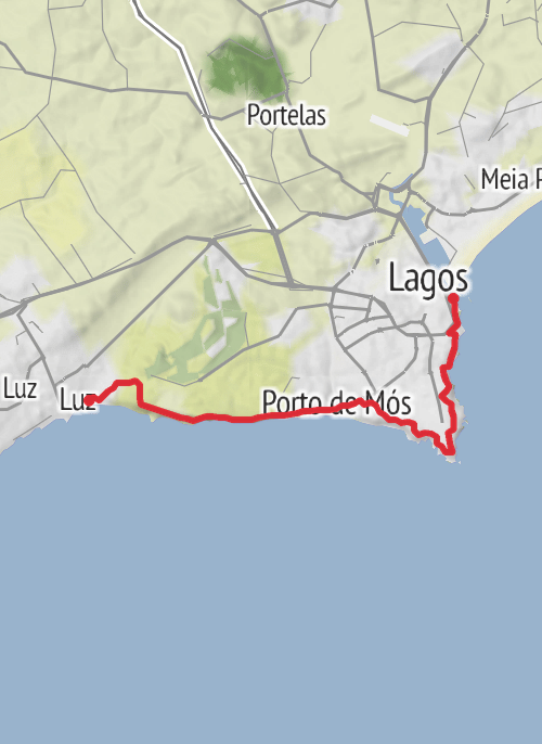 Lagos Hiking mobile static map