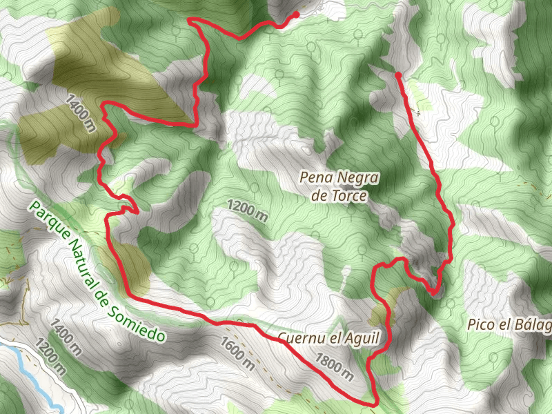 Brañas Teverganas Route
