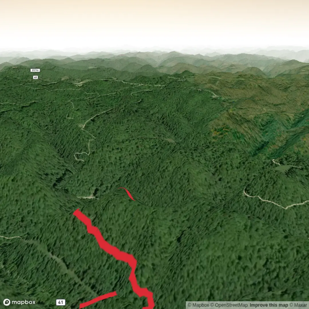 An image depicting the trail Ash Branch Trail and its surrounding area.