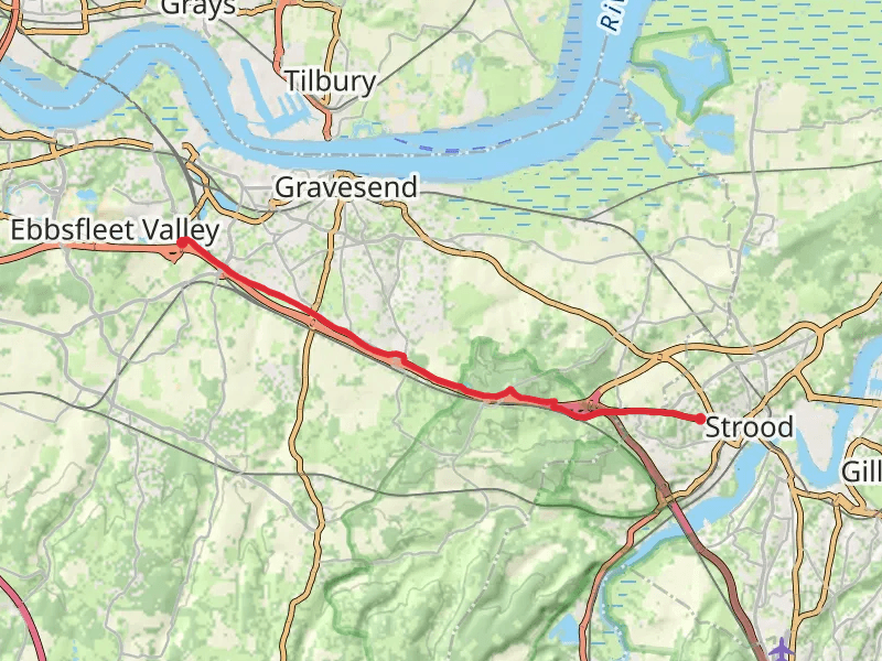Strood to Springhead Walk
