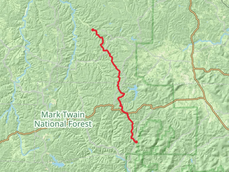 Ozark Trail - Trace Creek Section - Long