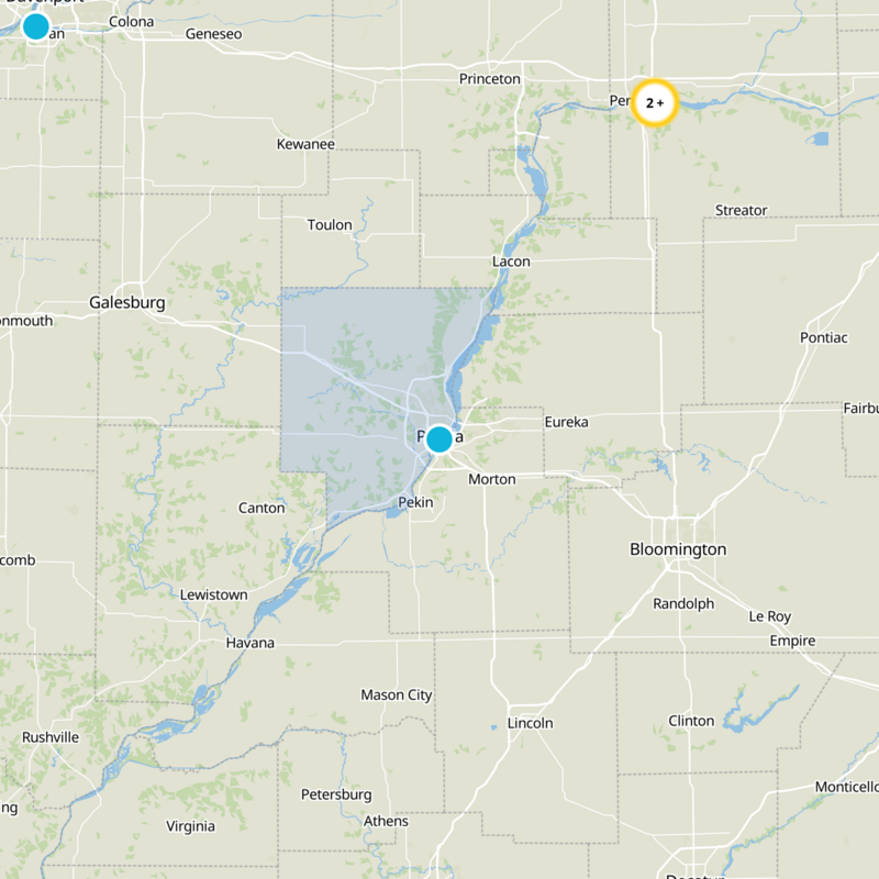 Peoria County Static Map