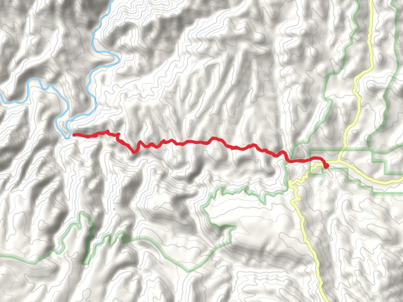 Spring Canyon Trail to Gila River