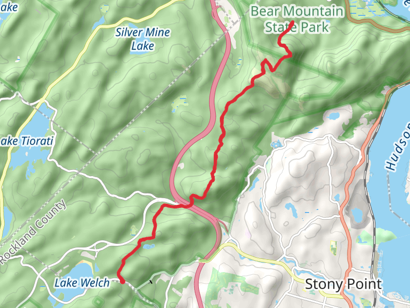 Irish and West Mountain via Suffern-Bear Mountain Trail