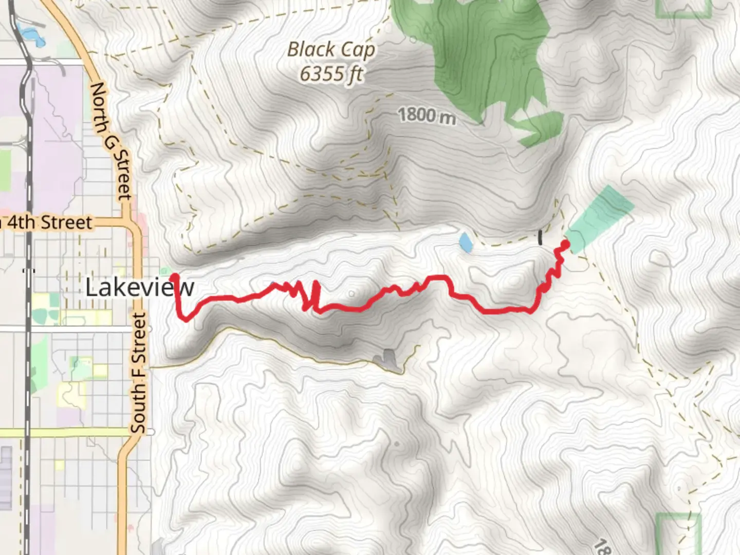 An image depicting the trail Bullard Canyon Trail and its surrounding area.