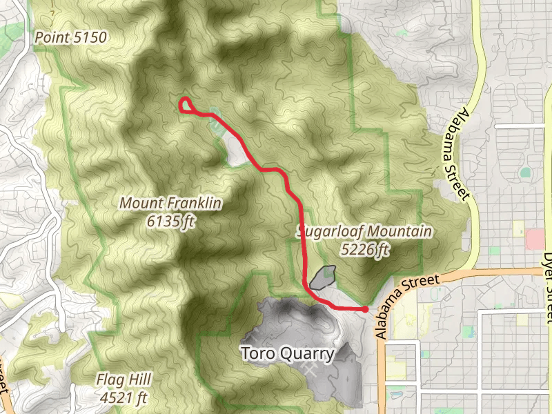 McKelligon Canyon Road Out and Back