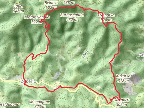 Zubialde - Irumugarrieta-Argiñao-Zubialde PR BI 11