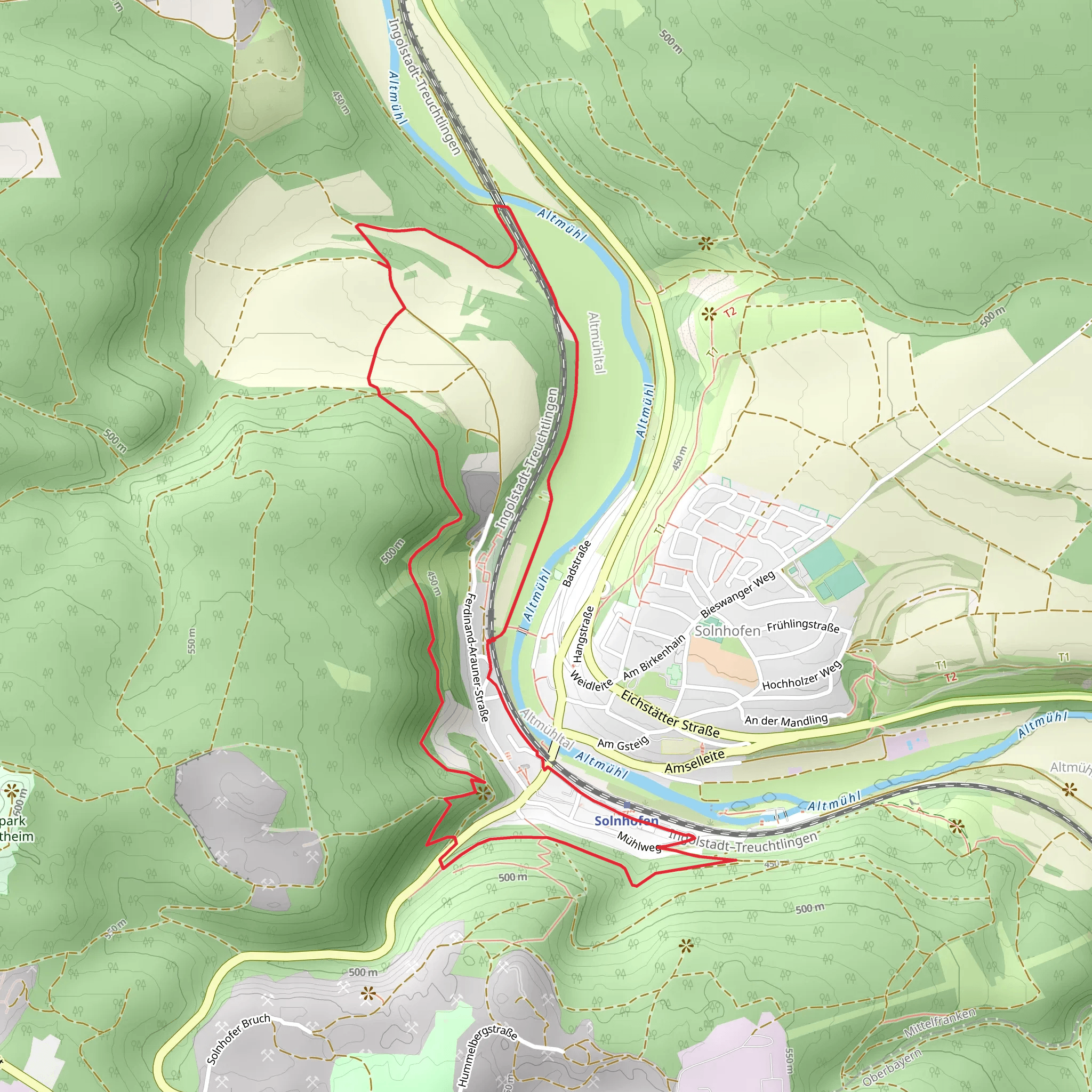 Sola-Rundweg mobile static map