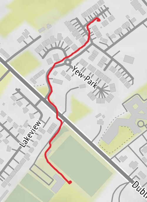 County Cavan Walking mobile static map