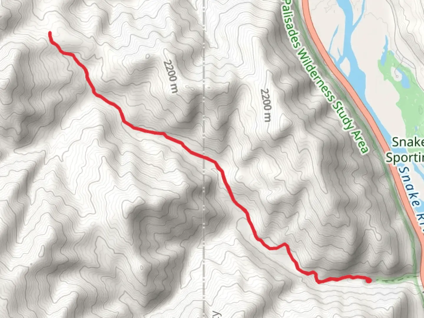 An image depicting the trail Cabin Creek Trail and its surrounding area.